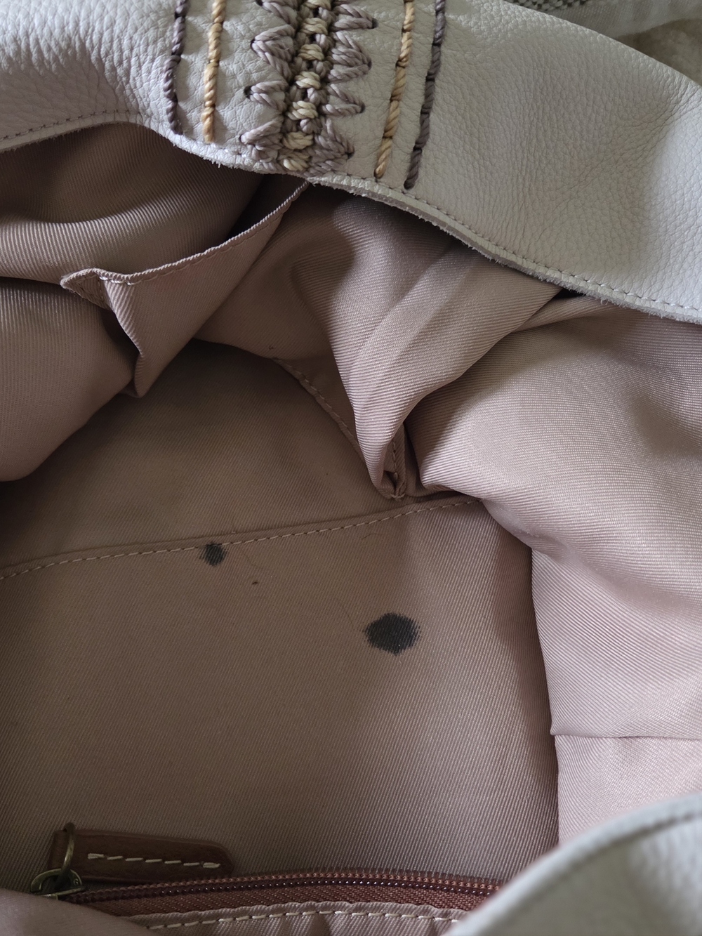 Los Feliz Large Tote - Leather - Stone Neutral Seminyak - Picture 7 of 9